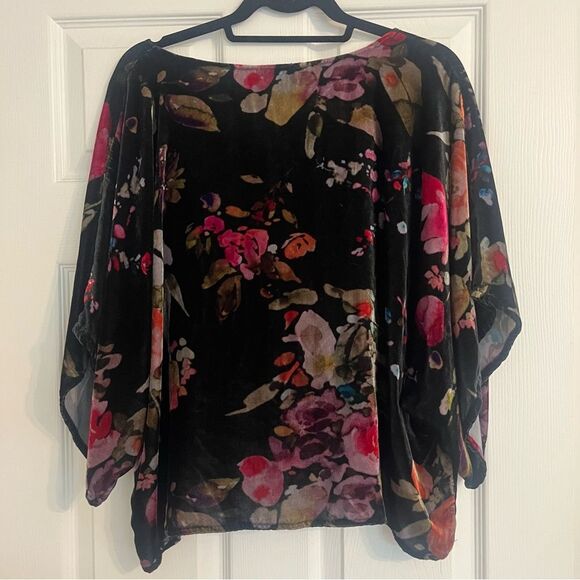 Johnny Was Killani floral velvet top Large - Picture 6 of 6